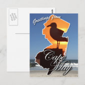 Grüße aus Cape May Postkarte (Vorne/Hinten)