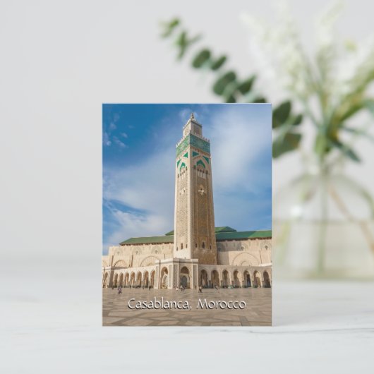 Grüße aus Casablanca Marokko Postkarte (Stehend Vorderseite)