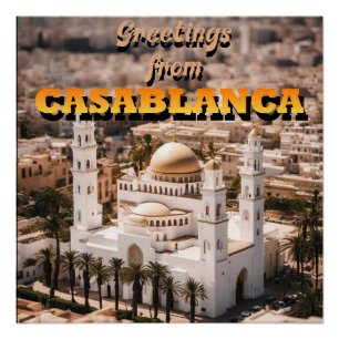 Grüße aus CASABLANCA Poster