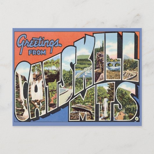 Grüße aus Catskill Mountains Postkarte (Vorderseite)