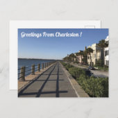 Grüße aus Charleston Postkarte (Vorne/Hinten)