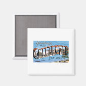 Grüße aus Charleston, SC Magnet (Vorderseite/Rückseite)