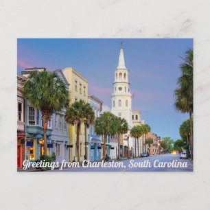 Grüße aus Charleston, South Carolina Postcard Postkarte