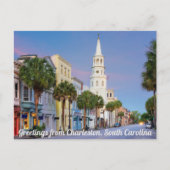 Grüße aus Charleston, South Carolina Postcard Postkarte (Vorderseite)