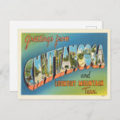 Grüße aus Chattanooga und Lookout Postkarte (Vorne/Hinten)