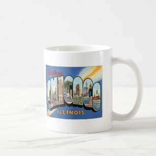 Grüße aus Chicago Illinois Kaffeetasse