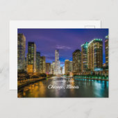 Grüße aus Chicago, Illinois Postkarte (Vorne/Hinten)