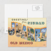 Grüße aus Ciudad Juarez Postkarte (Vorne/Hinten)