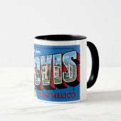 Grüße aus Clovis, New Mexico! Tasse (VorderseiteRechts)