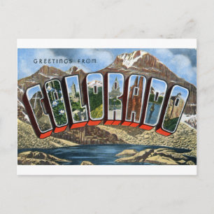 Grüße aus Colorado Postkarte