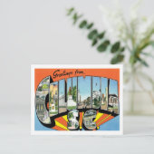 Grüße aus Columbia South Carolina US City Postkarte (Stehend Vorderseite)