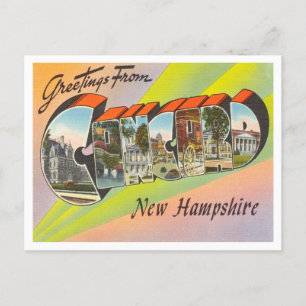 Grüße aus Concord, New Hampshire Reise Postkarte