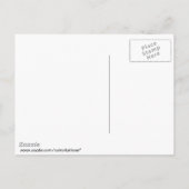 Grüße aus Connecticut American Robin Staat Einladungspostkarte (Rückseite)