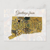 Grüße aus Connecticut Postkarte (Vorderseite)