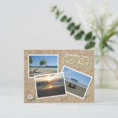 Grüße aus Costa Rica Postkarte (Stehend Vorderseite)