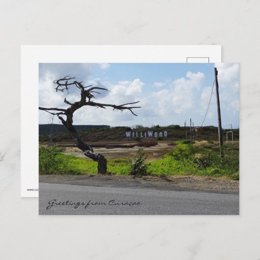 Grüße aus Curaçao (anpassbar) Postkarte (Vorne/Hinten)