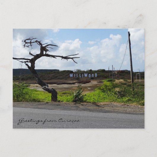 Grüße aus Curaçao (anpassbar) Postkarte (Vorderseite)