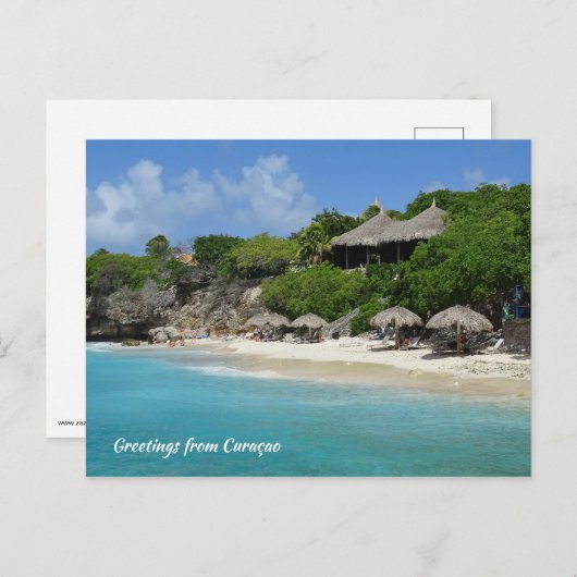 Grüße aus Curaçao (anpassbar) Postkarte (Vorne/Hinten)