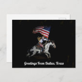 Grüße aus Dallas, Texas Postkarte (Vorne/Hinten)