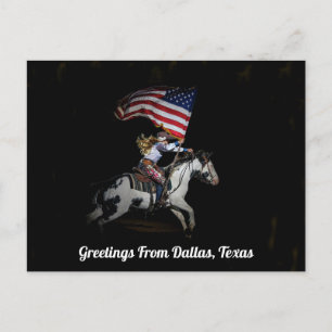 Grüße aus Dallas, Texas Postkarte