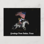 Grüße aus Dallas, Texas Postkarte (Vorderseite)