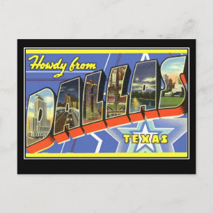 Grüße aus Dallas Texas Postkarte