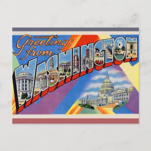 Grüße aus DC Postkarte (Vorderseite)