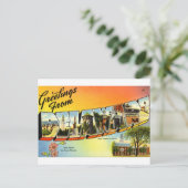 Grüße aus Delaware Postkarte (Stehend Vorderseite)