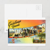 Grüße aus Delaware Postkarte (Vorne/Hinten)
