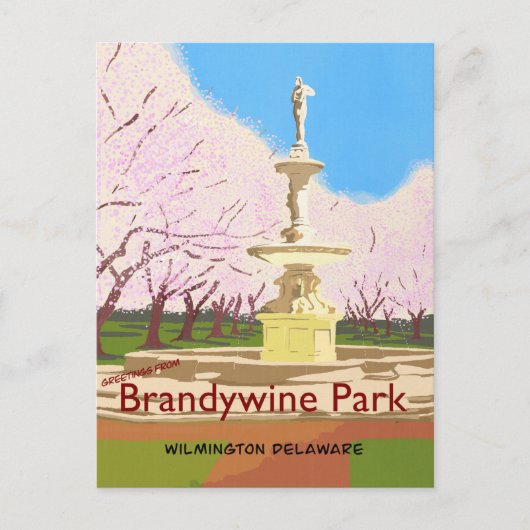Grüße aus dem Brandywine Park Postkarte (Vorderseite)