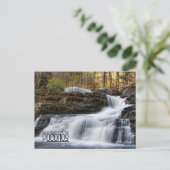 Grüße aus dem Fall der Fabrik in den Poconos Postkarte (Stehend Vorderseite)