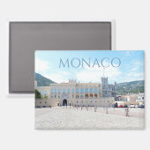 Grüße aus dem Fürstenpalast von Monaco Magnet (Vorderseite/Rückseite)