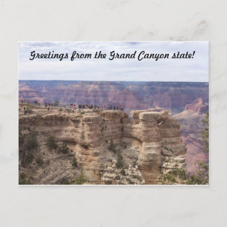 Grüße aus dem Grand Canyon-Staat Postkarte