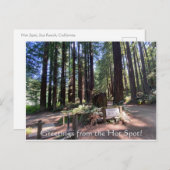 Grüße aus dem Hot Spot! Postkarte (Vorne/Hinten)