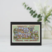 Grüße aus dem Hot Springs National Park Arkansas Postkarte (Stehend Vorderseite)