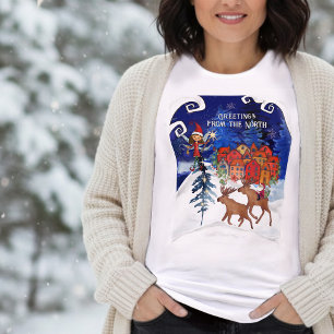 Grüße aus dem North Moose Village Tri-Blend Shirt