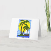 Grüße aus dem Paradies Karte (Rückseite)