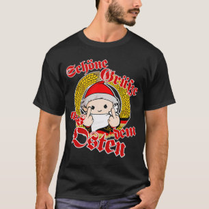 Grüße aus dem passenden V-Ausschnitt im Osten T-Shirt