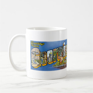 Grüße aus dem Pfirsich-Staat Kaffeetasse