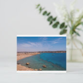 Grüße aus dem Roten Meer, Sharm el Sheikh, Ägypten Postkarte (Stehend Vorderseite)