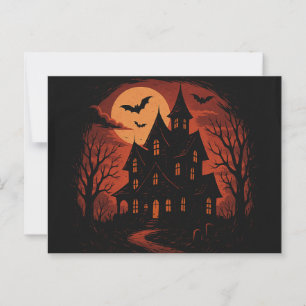 Grüße aus dem Spuk Schloss Postkarte