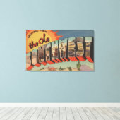 Grüße aus dem Südwesten des Ole Leinwanddruck (Insitu (Holzboden))