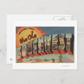 Grüße aus dem Südwesten des Ole Postkarte (Vorne/Hinten)