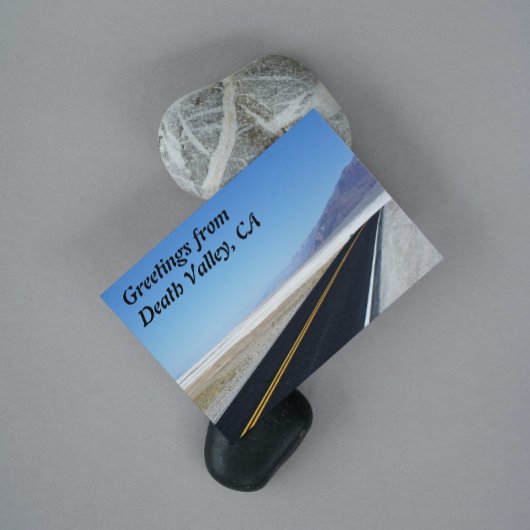 Grüße aus dem Todetal, CA Postkarte