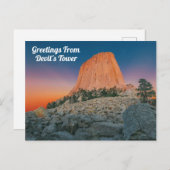 Grüße aus dem Tower des Teufels Postkarte (Vorne/Hinten)