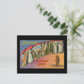 Grüße aus dem Yosemite Nationalpark Postkarte (Stehend Vorderseite)