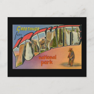 Grüße aus dem Yosemite Nationalpark Postkarte