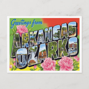 Grüße aus den Arkansas Ozarks Postkarte