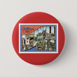 Grüße aus den Catskill Mountains Button