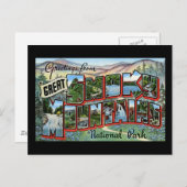 Grüße aus den Großen Smokey-Bergen Postkarte (Vorne/Hinten)